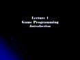 Game Programming