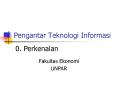 Pengantar Teknologi Informasi