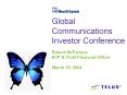 Global Communications Investor Conference