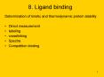 Determination of kinetic and thermodynamic protein stability