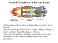 General Formulation A Turbojet Engine