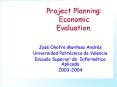 Project Planning: Economic Evaluation'