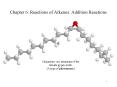 Chapter 6: Reactions of Alkenes: Addition Reactions