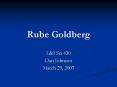 Rube Goldberg