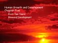 Human Growth and Development Chapter Five