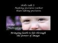 Skills talk I: Making pictures rather than taking pictures'