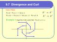 9'7 Divergence and Curl