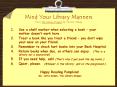 Mind Your Library Manners From The Library Dragon by Carmen Deedy
