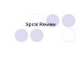 Spiral Review