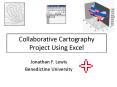 Collaborative Cartography Project Using Excel