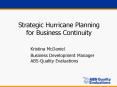 Strategic Hurricane Planning for Business Continuity