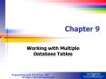 Working with Multiple Database Tables