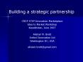 Building a strategic partnership