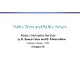 Suffix Trees and Suffix Arrays