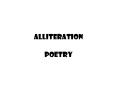 alliteration