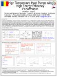 High Temperature Heat Pumps with High Energy Efficiency Performance
