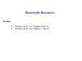 Renewable Resources