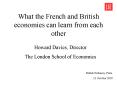 What the French and British economies can learn from each other
