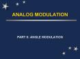 ANALOG MODULATION