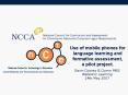 Use of mobile phones for language learning and formative assessment, a pilot project'