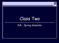 Class Two