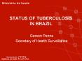 STATUS OF TUBERCULOSIS IN BRAZIL
