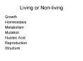 Living or Nonliving