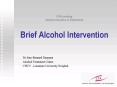 ICAA meeting Alcohol education in Switzerland Brief Alcohol Intervention
