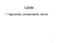 Lipids