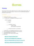 Biomes