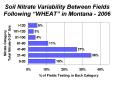 Soil Nitrate Variability Between Fields Following WHEAT in Montana 2006