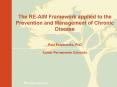 The REAIM Framework applied to the Prevention and Management of Chronic Disease