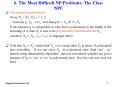 6' The Most Difficult NP Problems: The Class NPC