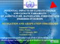POTENTIAL IMPACTS OF CLIMATE CHANGE AND CLIMATE VARIABILITY ON AGRICULTURE, RANGELANDS, FORESTRY AND