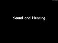 Sound and Hearing