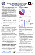 I prefer go: English L2 Verb Complement Errors