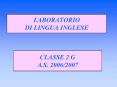 LABORATORIO DI LINGUA INGLESE