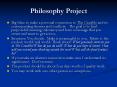 Philosophy Project