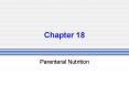 Parenteral Nutrition