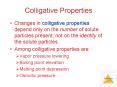 Colligative Properties