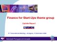 Finance for StartUps theme group
