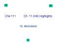 Che 111 Ch' 11 Hill Highlights