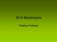 20'9 Electrolysis