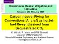 Greenhouse Gases: Mitigation and Utilisation Kingston, ON, 11th July 2007
