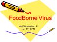 FoodBorne Virus