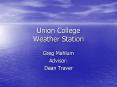 Union College Weather Station