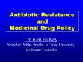 Antibiotic Resistance and Medicinal Drug Policy