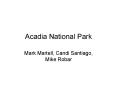 Acadia National Park