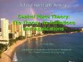 ALevel Geography Seminar Central Place Theory: The Theory, its limitations and Applications