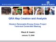 QRA Map Creation and Analysis Western Renewable Energy Zones Project Technical Committee Meeting